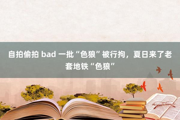 自拍偷拍 bad 一批“色狼”被行拘，夏日来了老套地铁“色狼”